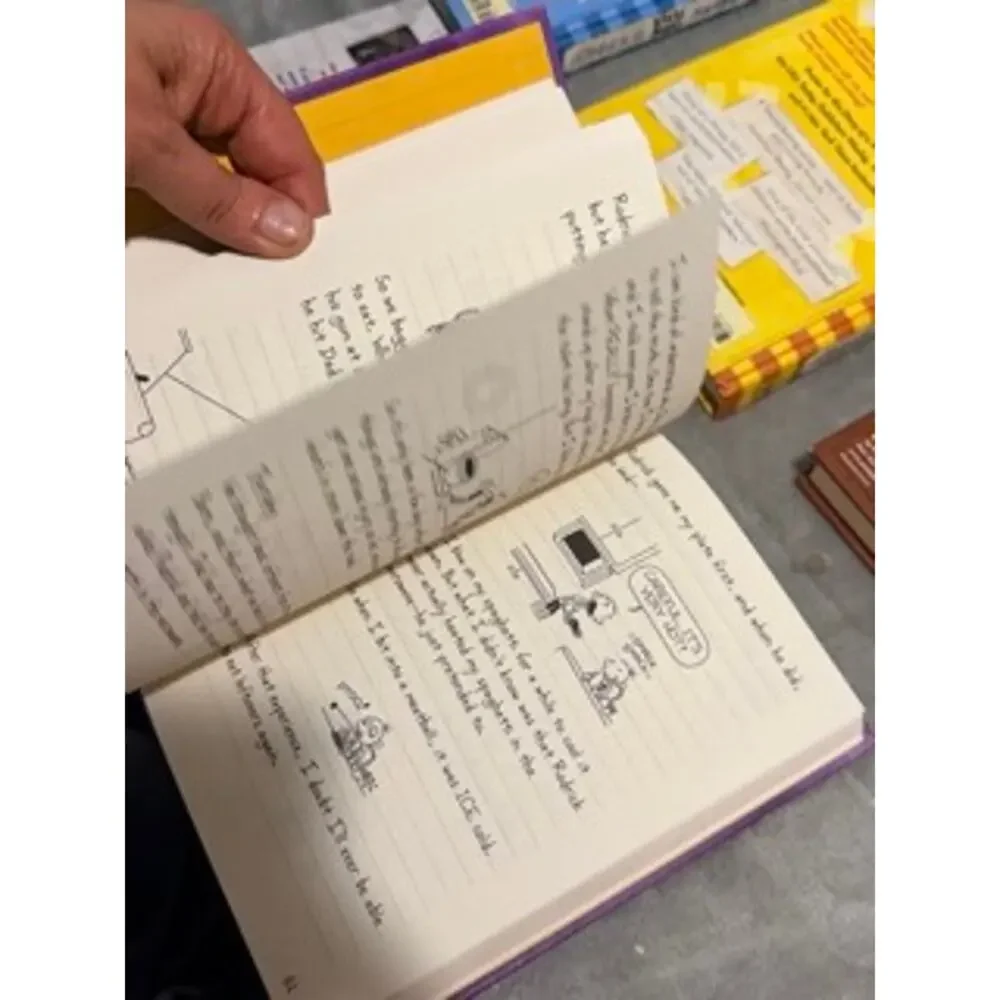 Diary of a Wimpy Kid Jeff Kinney 5 Book Hardcover Bundle Set